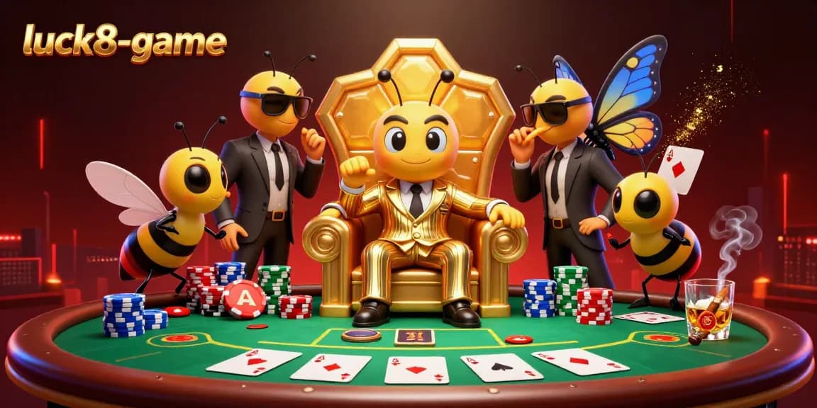 Engage in thrilling luck8-game action at the dynamic poker table with colorful chips and cards.