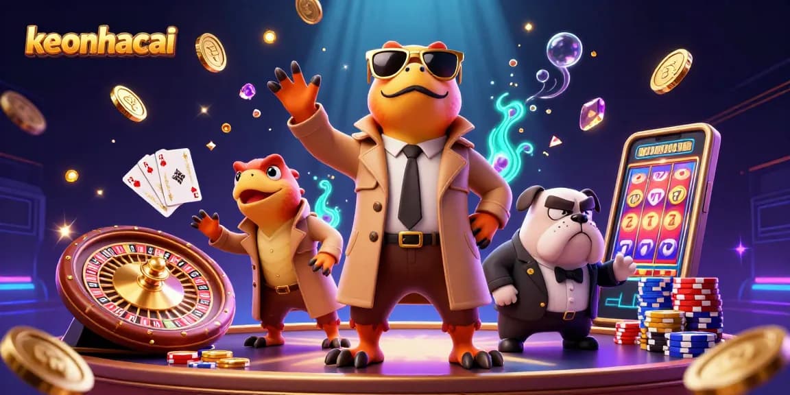 Engage with keonhacai as raptors in a trench coat hilariously attempt entry into a VIP casino lounge.