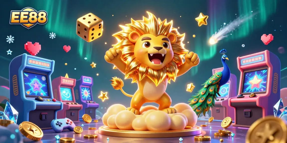 Experience the exciting EE88 casino games with vibrant characters and dynamic elements.