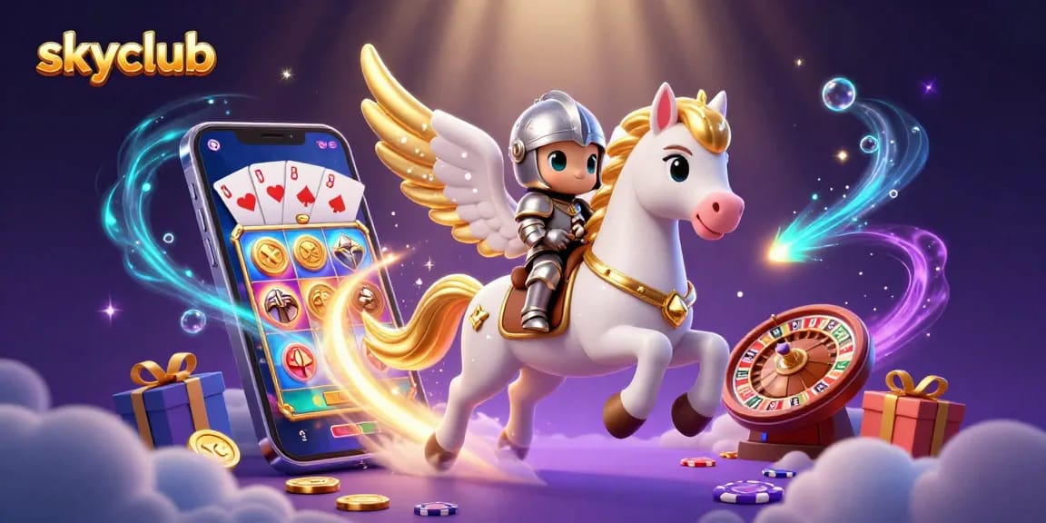 Engage in thrilling gameplay at skyclub, featuring dynamic action with colorful slot games and enticing bonuses.