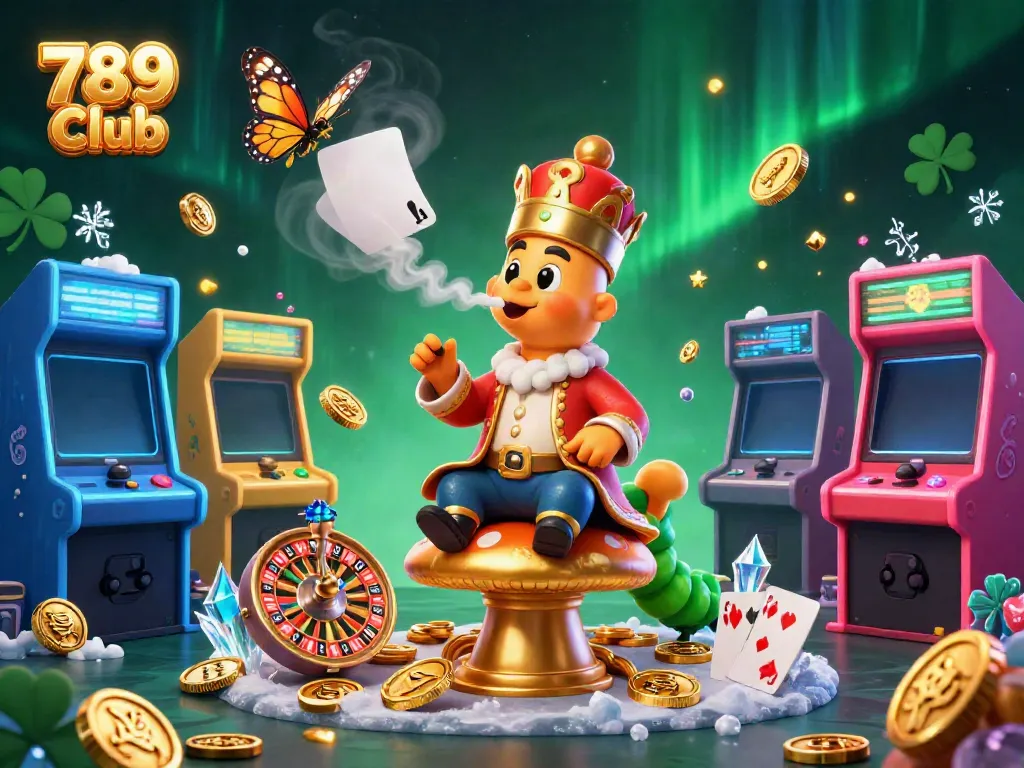 Experience high-stakes excitement with 789 Club's vibrant live casino scene featuring dynamic characters and rich 3D gaming elements.