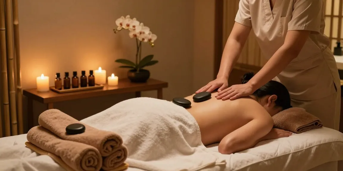 Relaxing massage therapy at NHÀ CÁI ALO8 wellness retreat for rejuvenation.