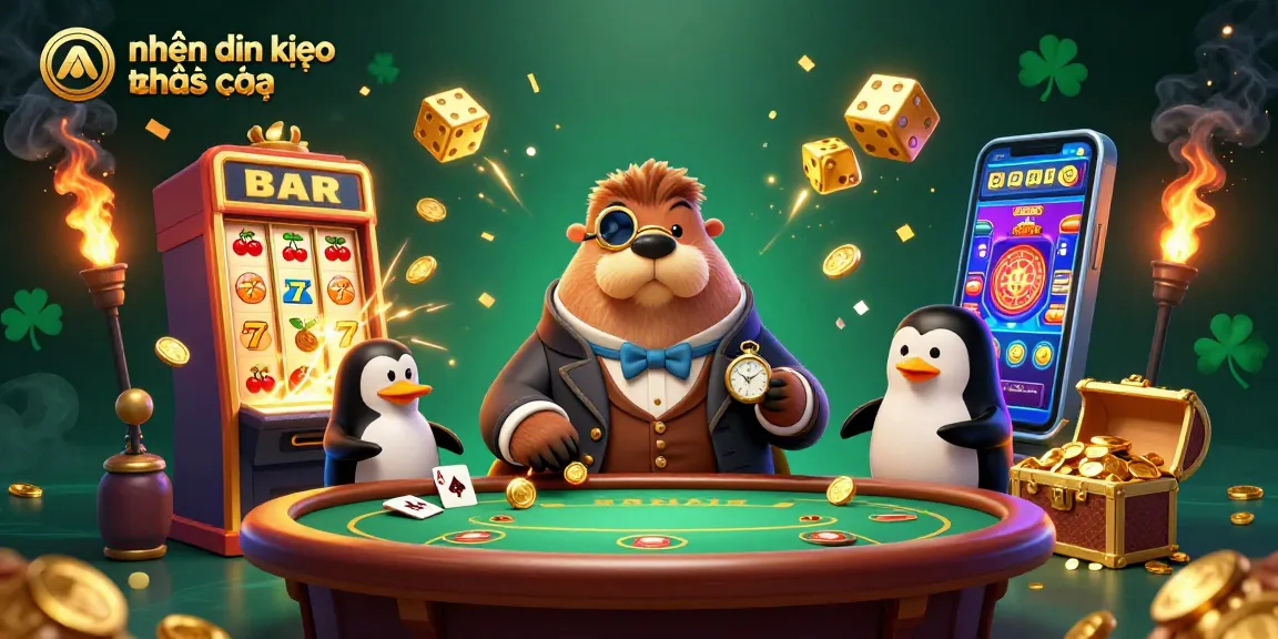 Engage in nhận định kèo nhà cái with this vibrant underwater casino scene filled with exciting games and characters.