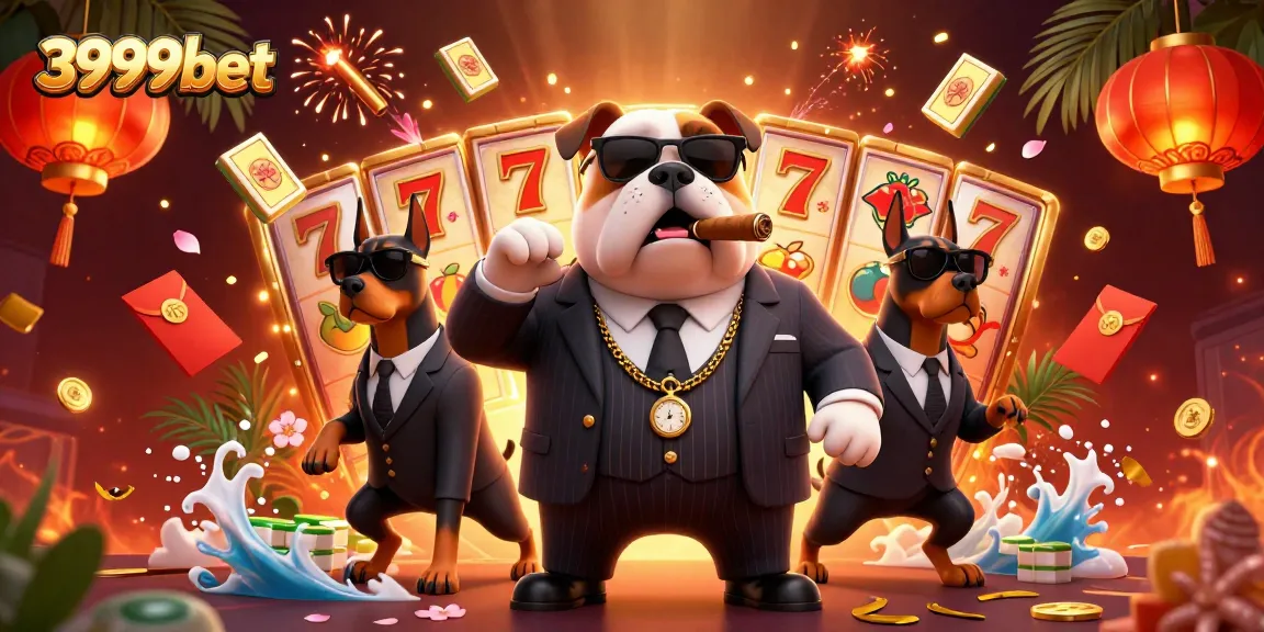Experience the vibrant 3999bet casino scene with engaging characters and dynamic gaming elements.