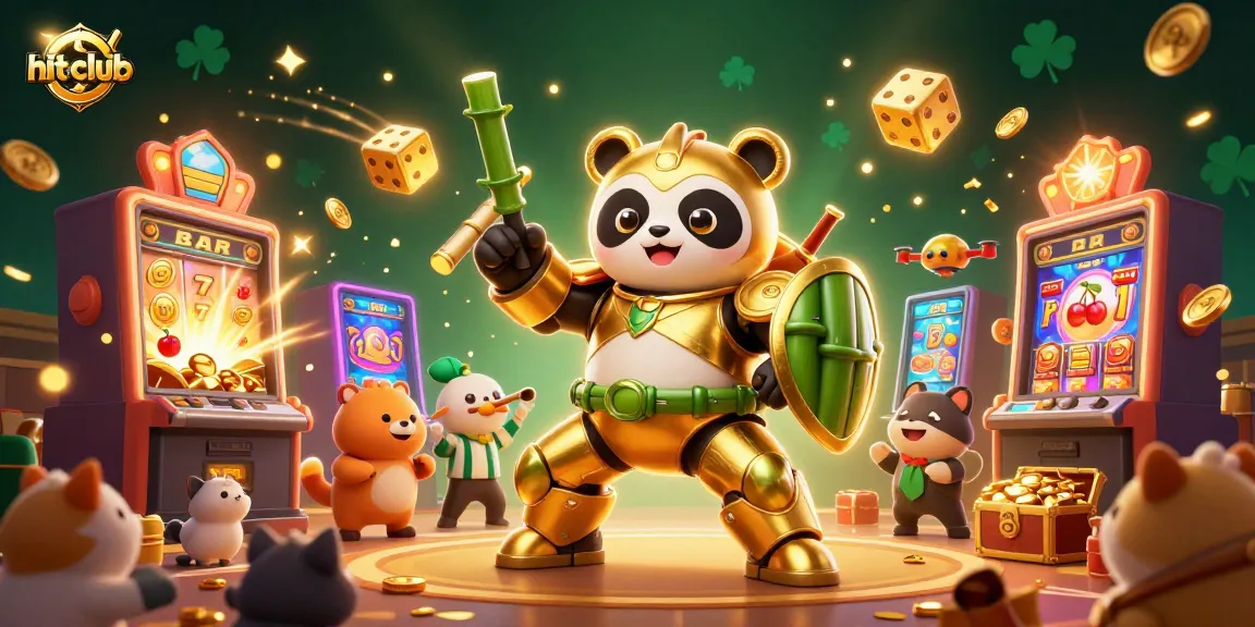 Engage with hit-club online casino featuring vibrant 3D characters, jackpot slots, and dynamic game elements.