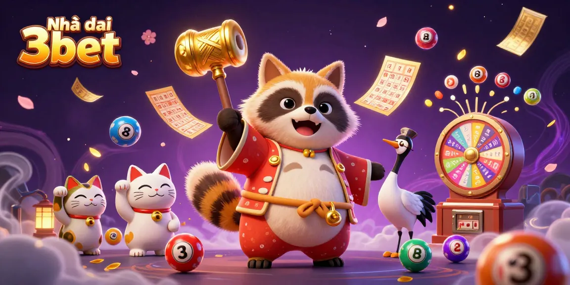 Engage with Nhà cái 3bet through exciting lottery-themed fun, featuring colorful elements and winning vibes!