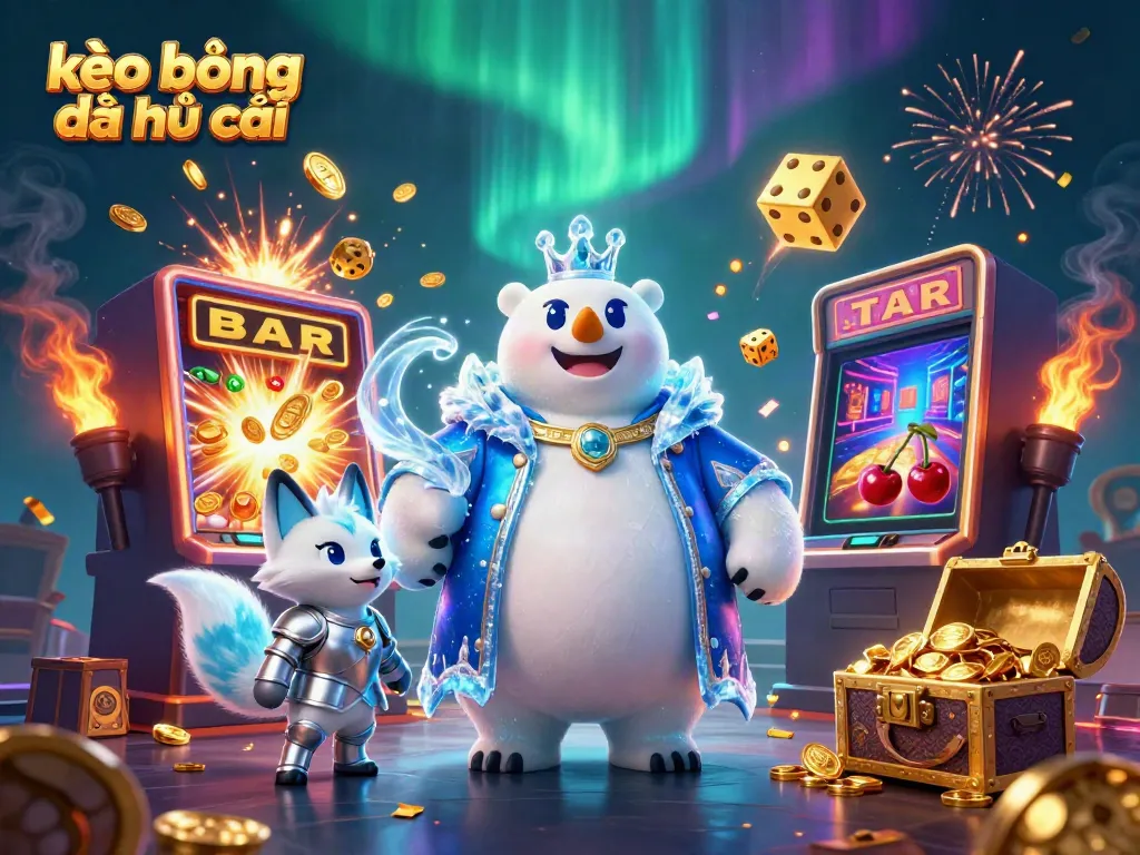 Bet and win with exciting kèo bóng đá nhà cái in a vibrant casino scene.